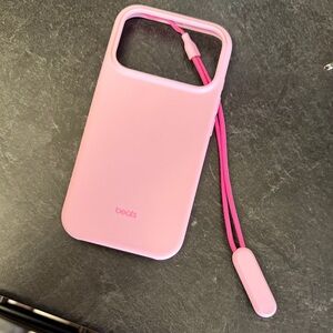Pink Phone Case with Strap